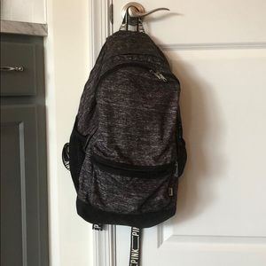 Victoria Secret Pink Gray Backpack